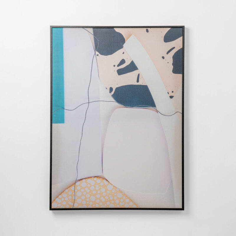 ABSTRACT ART FRAMED CANVAS