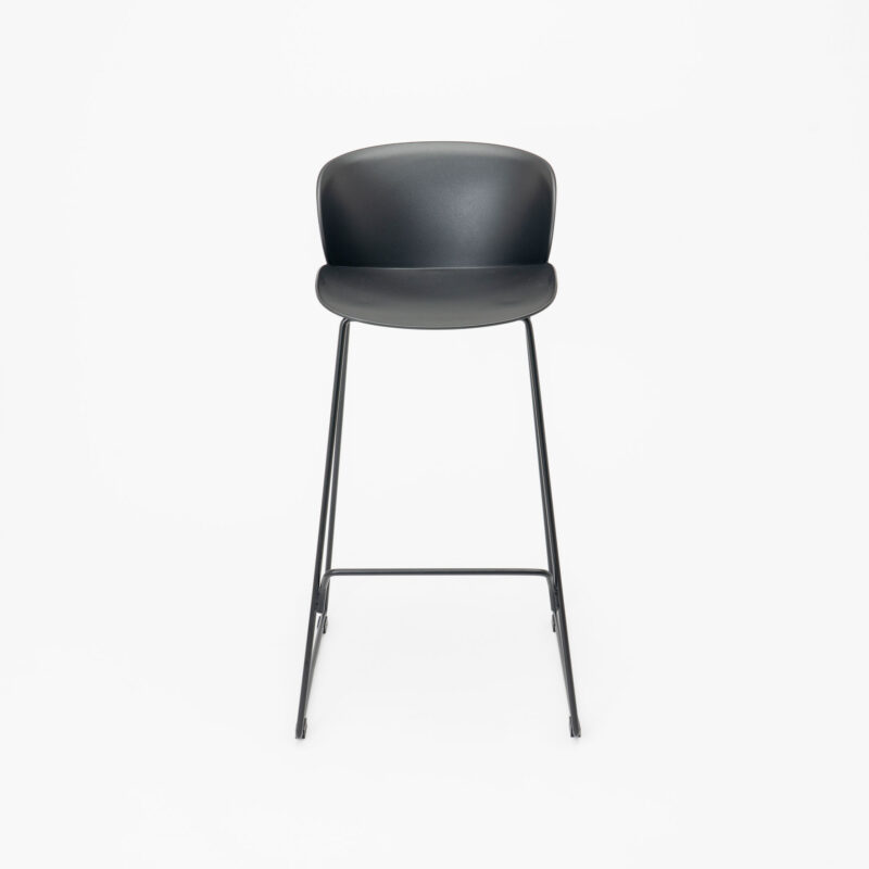 PP SEAT AND BACK REST STOOL WITH STEEL FRAME - Image 4