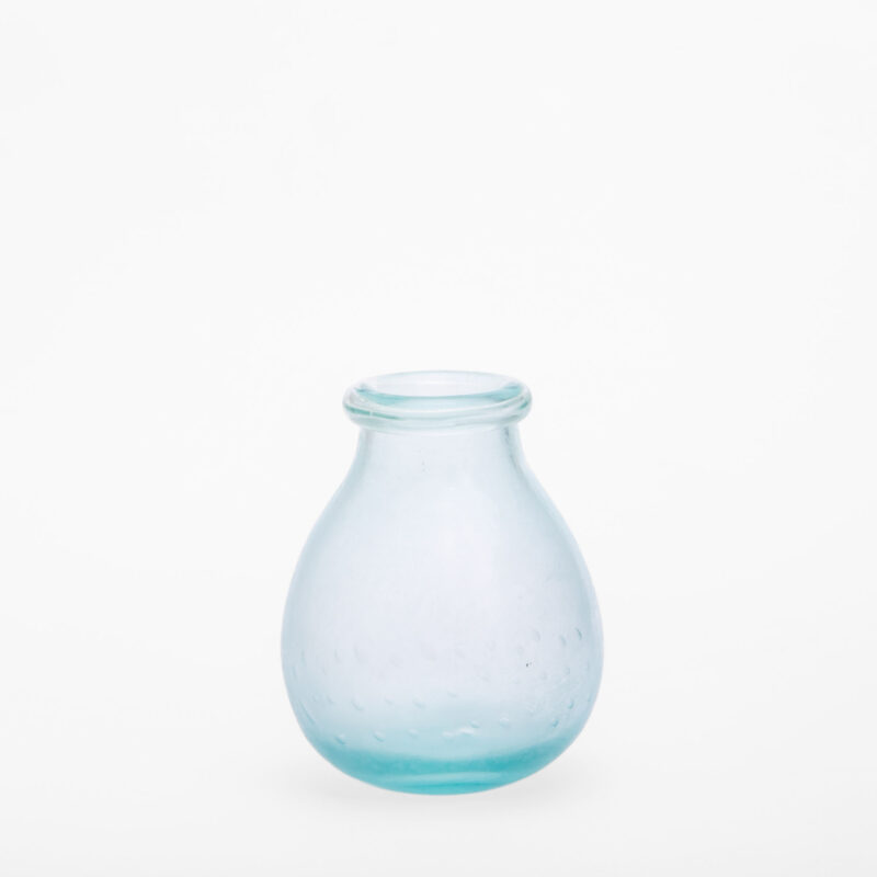 LIGHT GREEN GLASS VASE