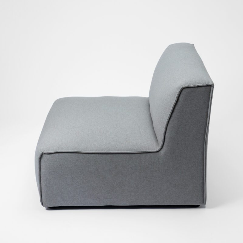 FABRIC ARMLESS SINGLE SOFA - Image 3