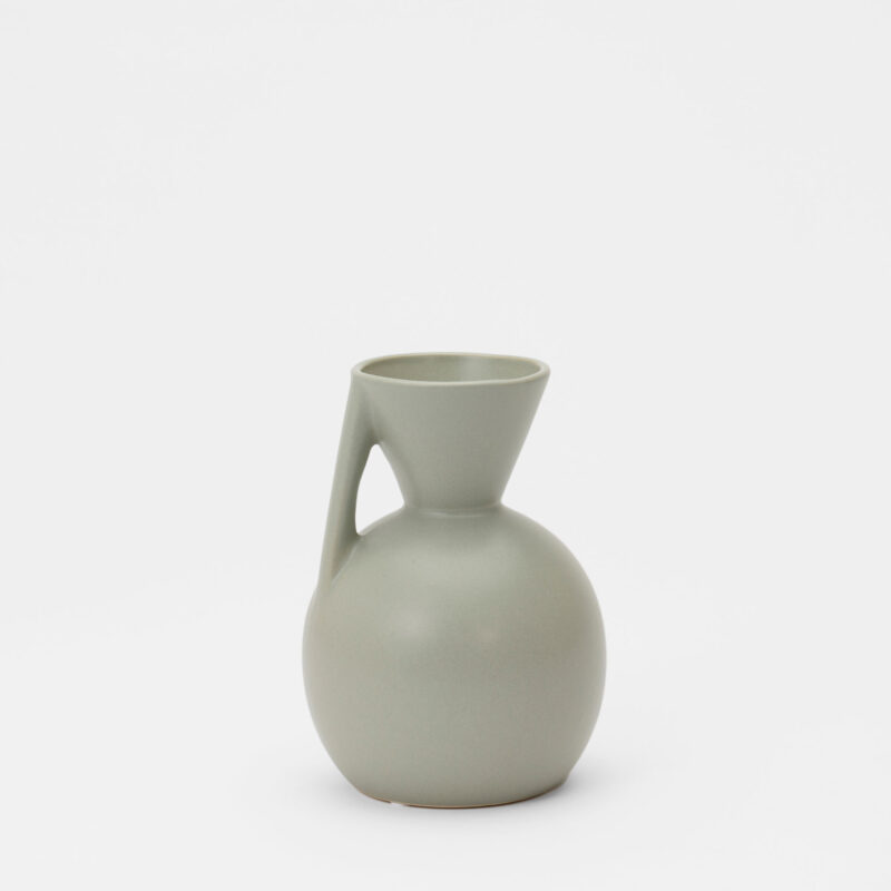 GRAY CERAMIC DECORATIVE VASE