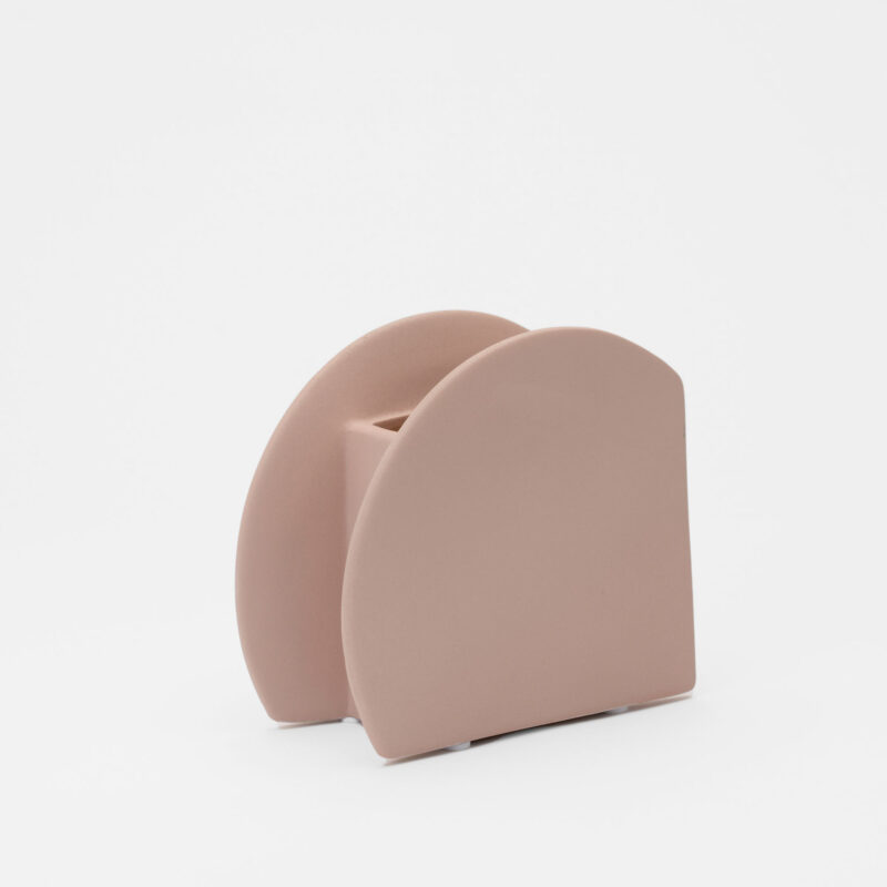 PINK CERAMIC DECORATIVE VASE
