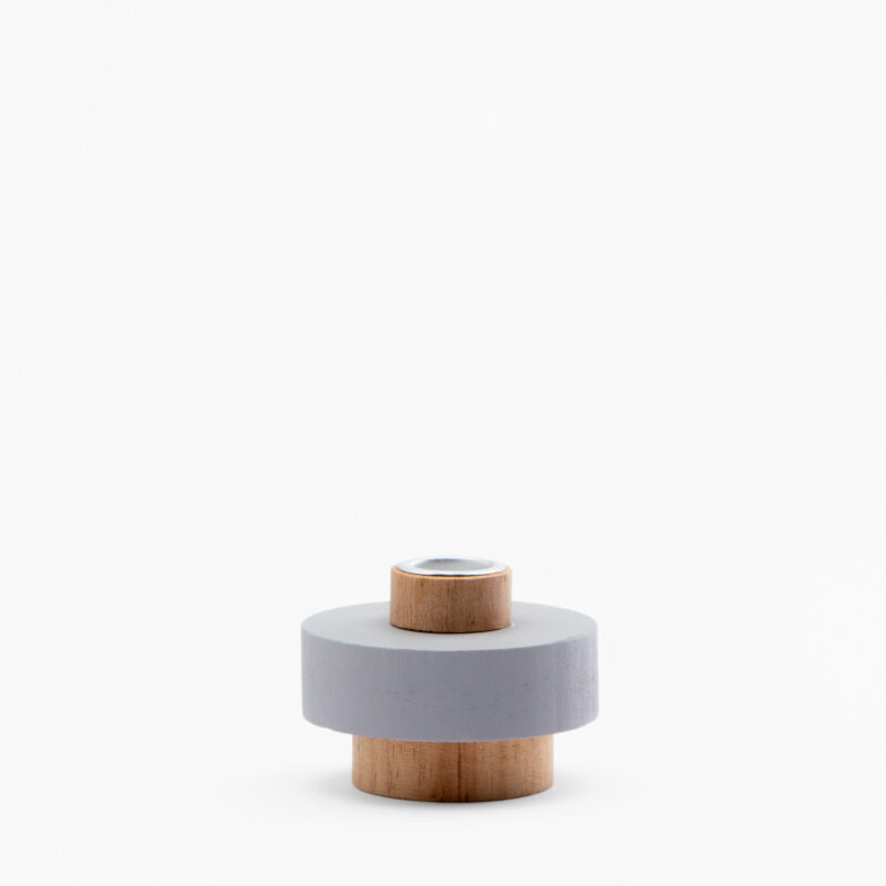WOODEN CANDLE HOLDER