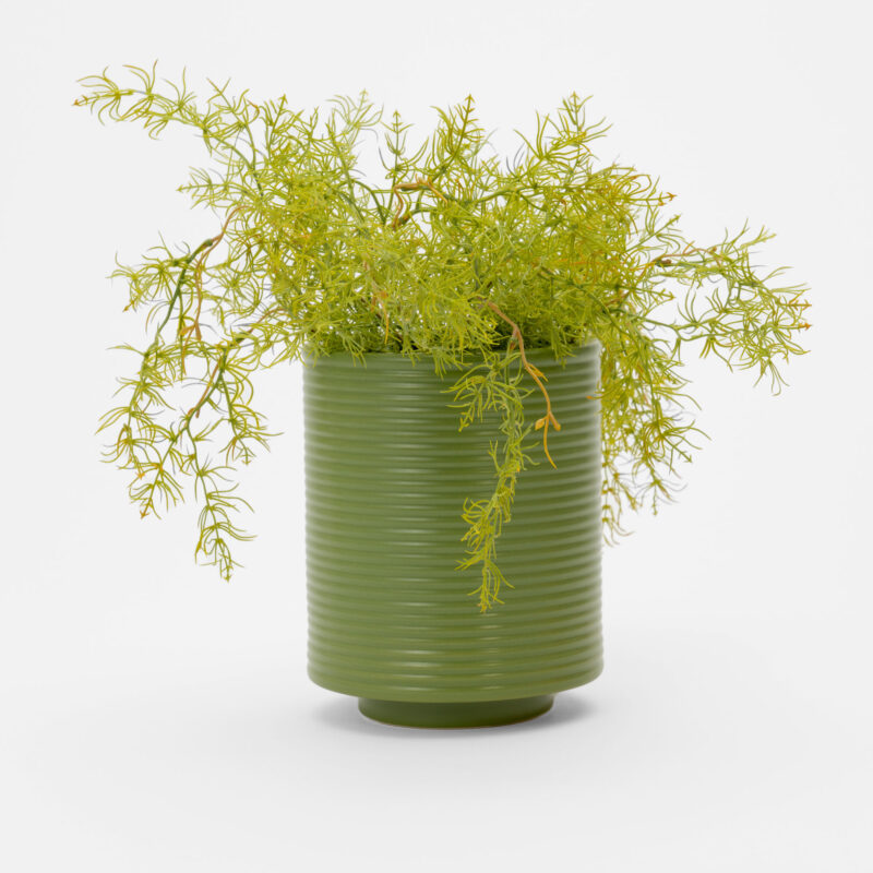 GREEN CERAMIC VASE - Image 2
