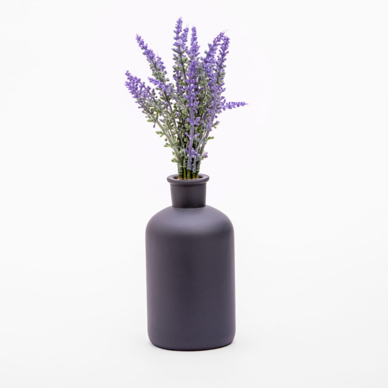 GRAY GLASS VASE - Image 2