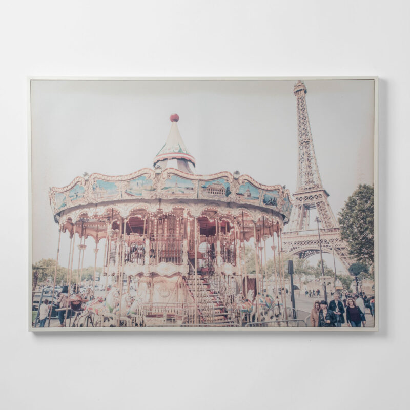 LE CARROUSEL FRAMED CANVAS