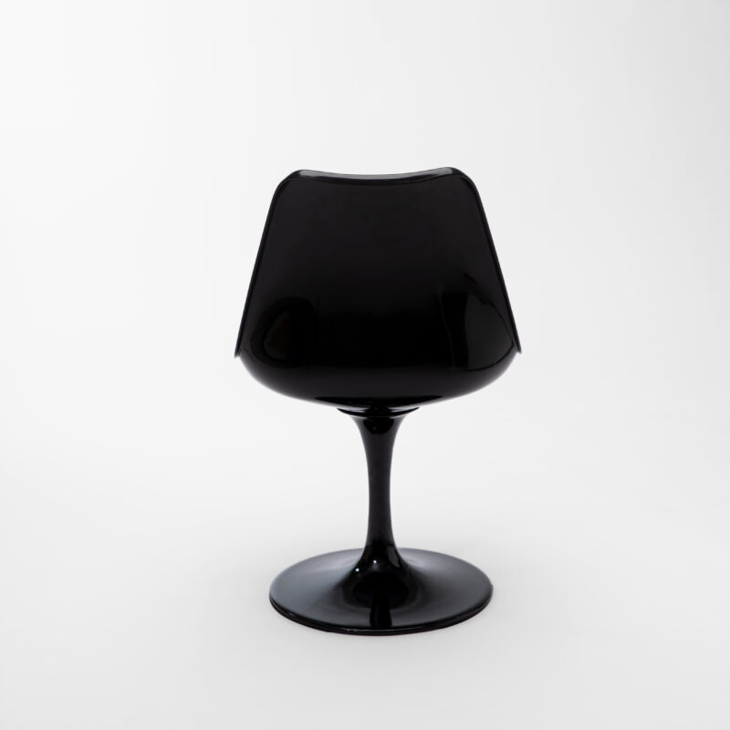 PP CHAIR WITH FABRIC CUSHION AND ALUMINUM BASE - Image 2