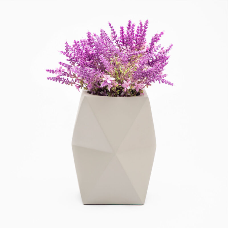 GEOMETRIC CONCRETE VASE - Image 3
