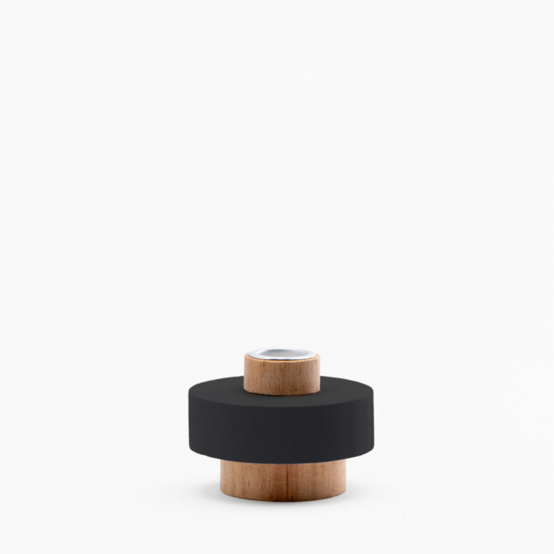 WOODEN CANDLE HOLDER