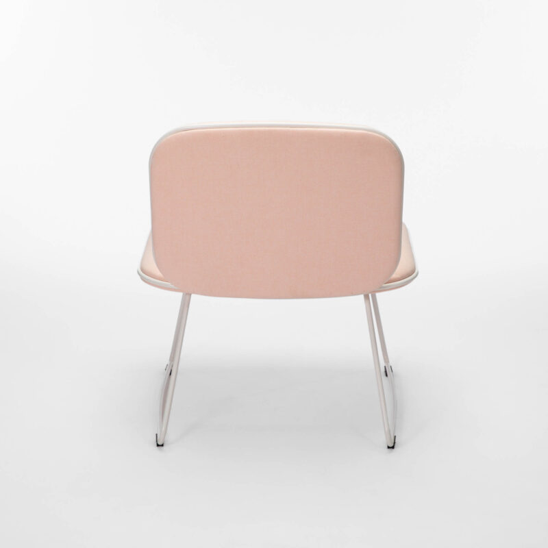 UPHOLSTERED ACCENT CHAIR WITH METAL FRAME - Image 2