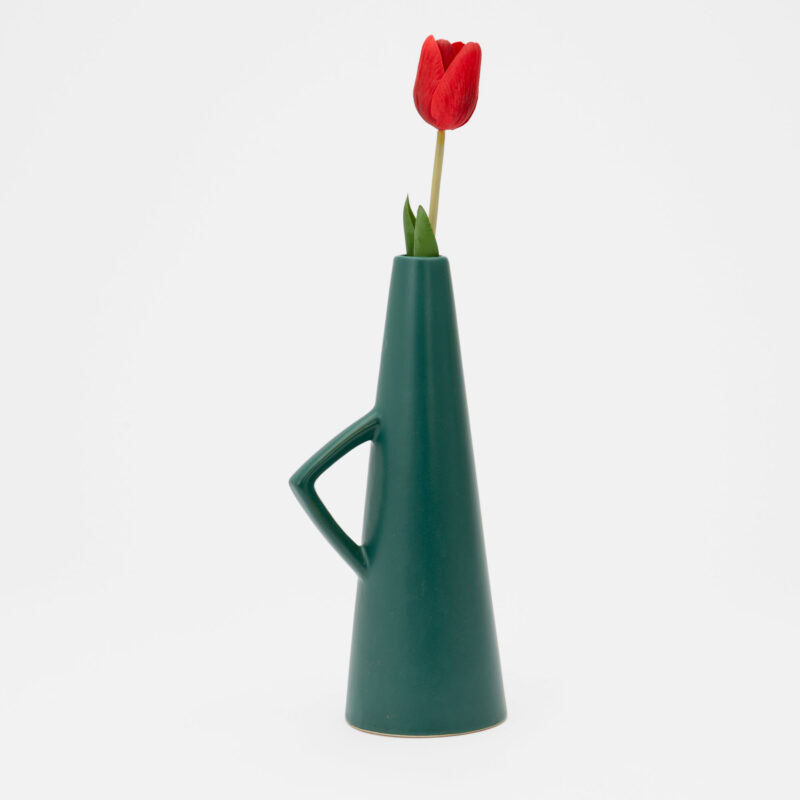 GREEN CERAMIC DECORATIVE VASE - Image 2