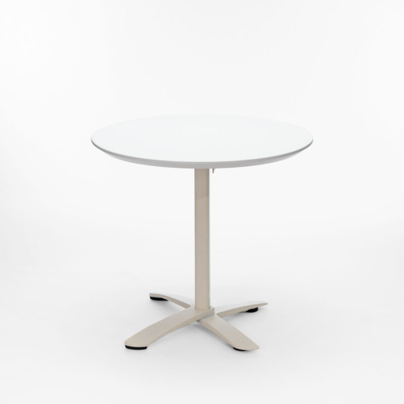 ROUND DINING TABLE WITH ALUMINIUM BASE