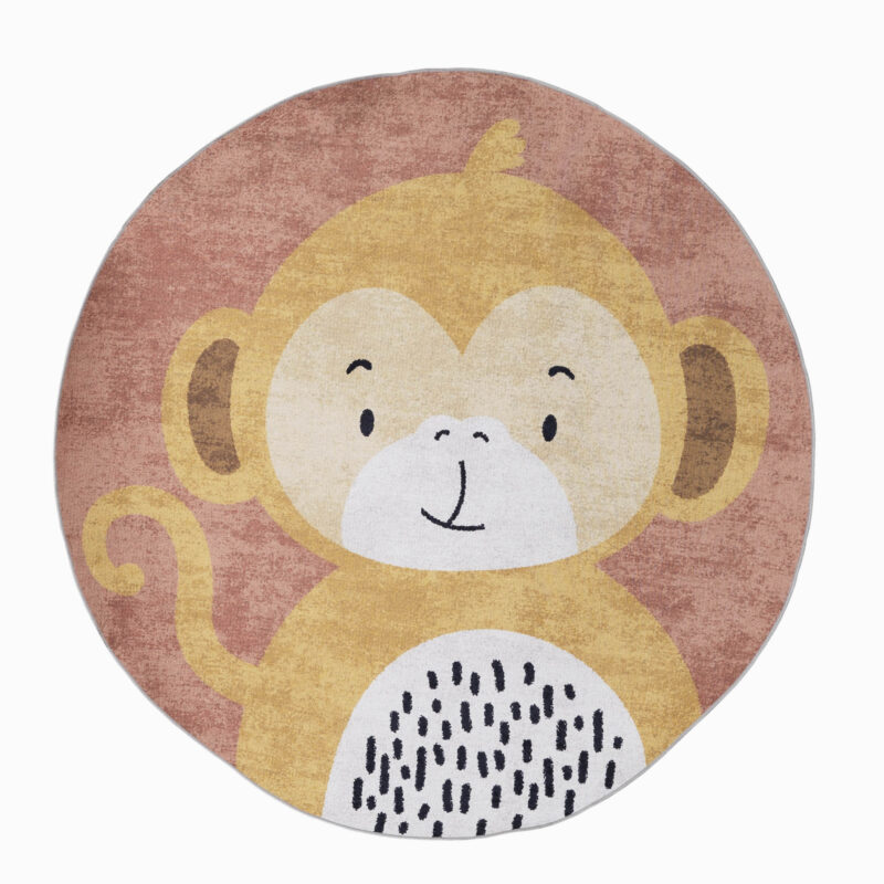 MONKEY ROUND ACCENT RUG
