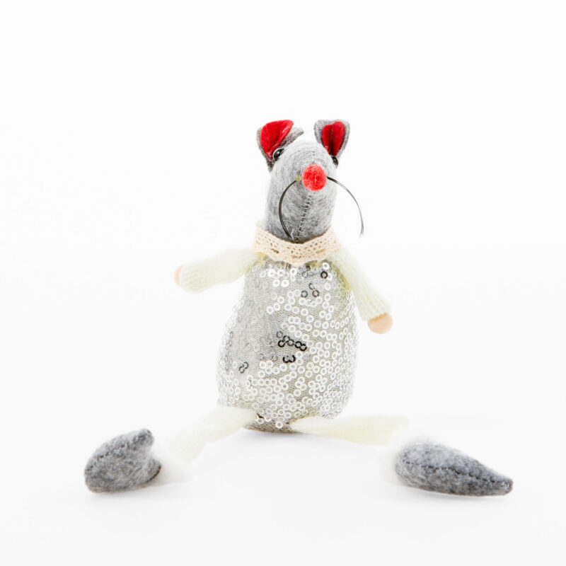 LONG-LEGGED MOUSE CHRISTMAS DECORATION