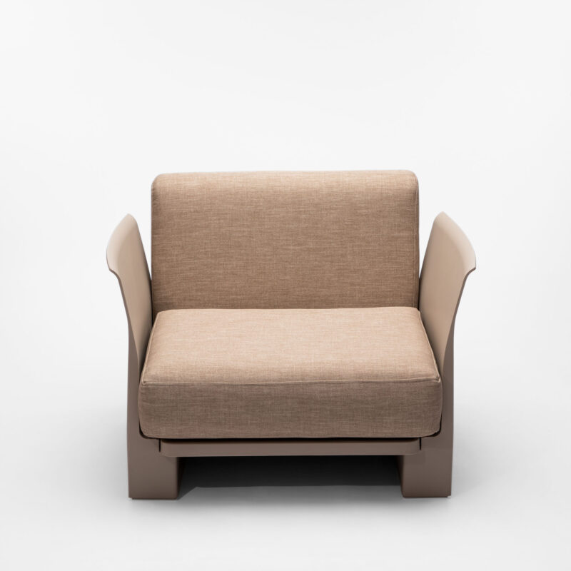 PP FRAME AND FABRIC CUSHIONS ARMCHAIR SOFA - Image 4