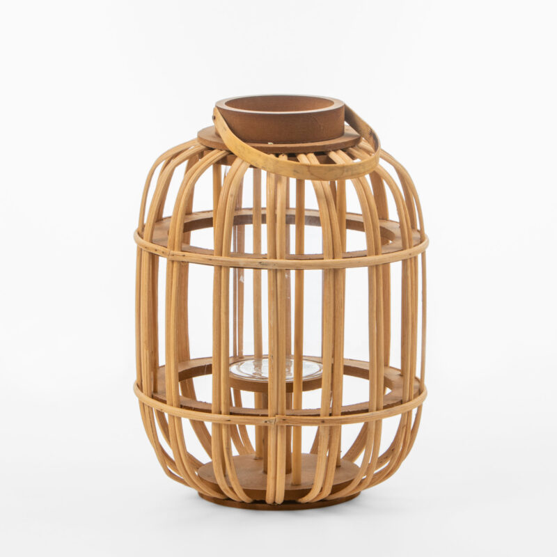LARGE RATTAN LANTERN