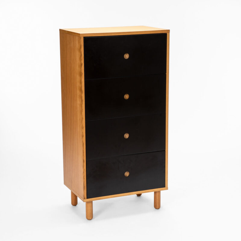 WOODEN DRESSER WITH FOUR DRAWERS