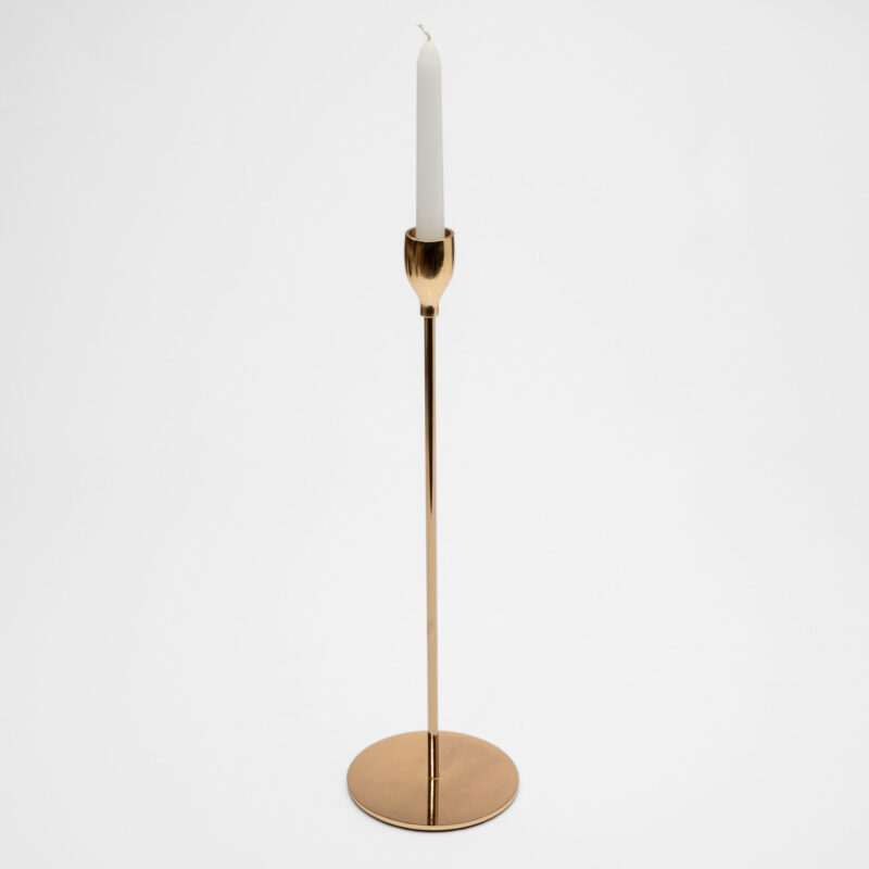 GOLDEN METAL CANDLE HOLDER - Image 2