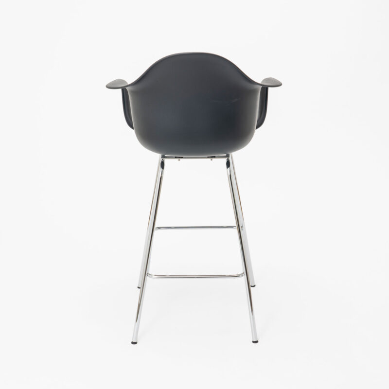 PP SEAT WITH CHROME METAL LEGS BAR STOOL - Image 2