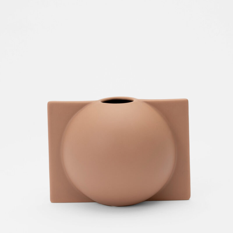 PINK CERAMIC DECORATIVE VASE
