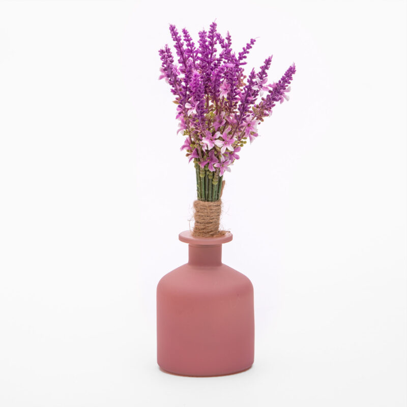 PINK GLASS VASE - Image 2