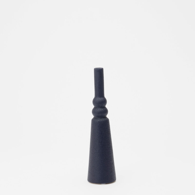 PURPLE DECORATIVE CERAMIC VASE