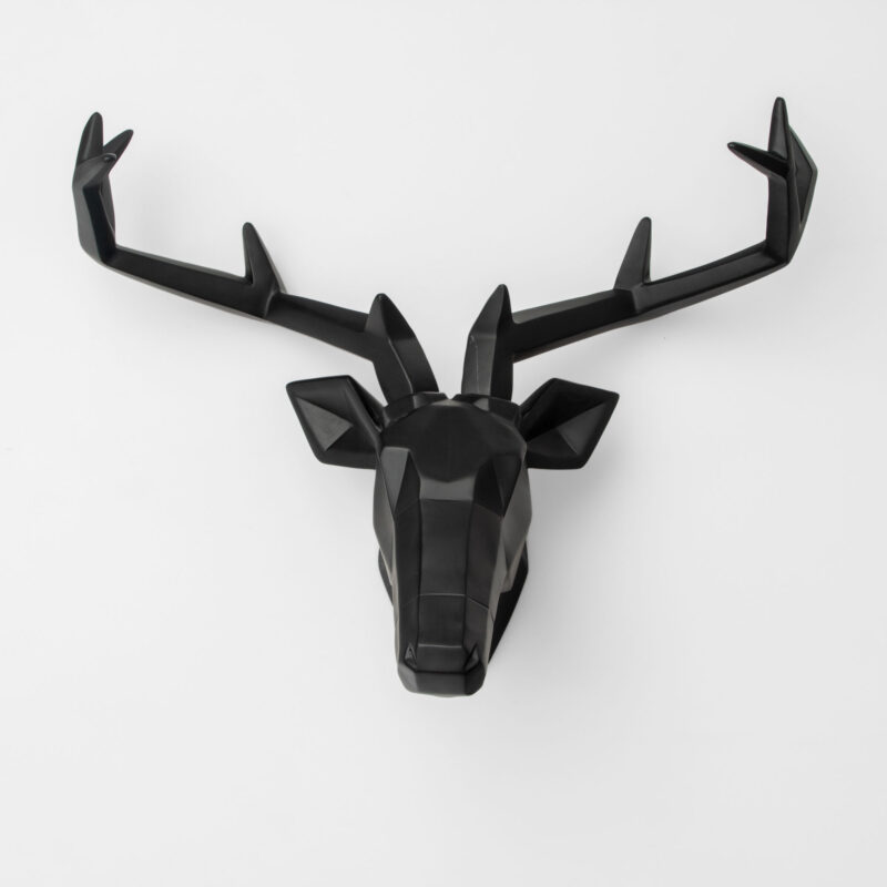 GEOMETRIC DEER HEAD WALL DECOR