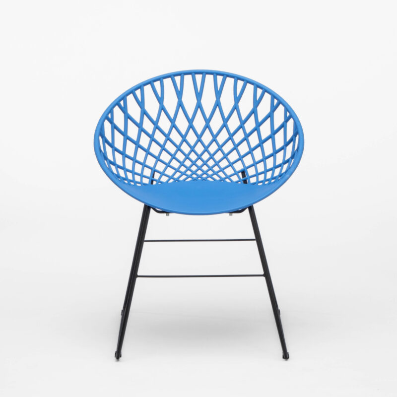 PP SEAT WITH METAL LEGS CHAIR