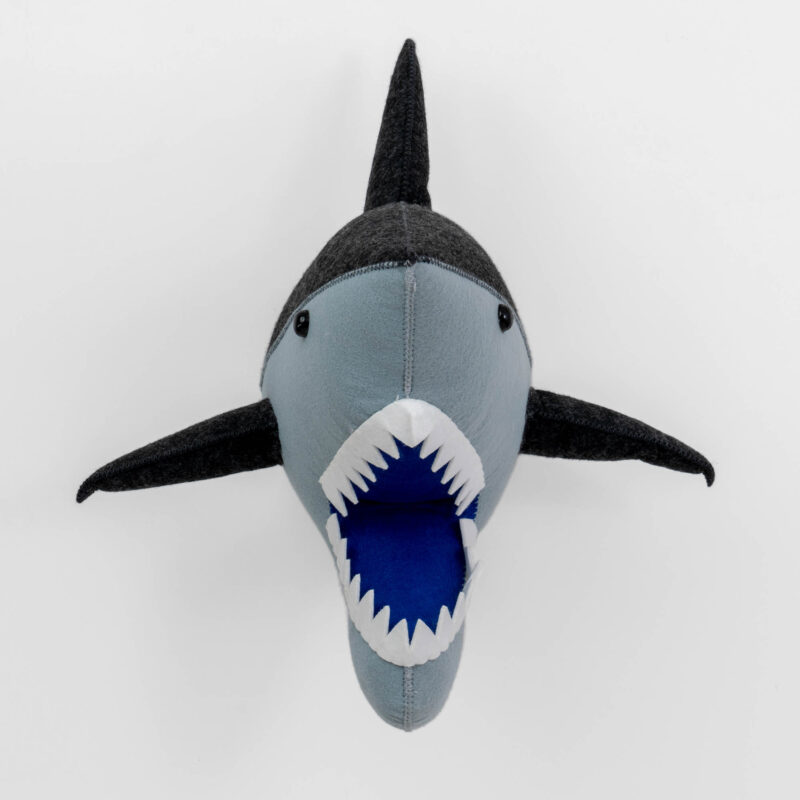 SHARK FAUX TAXIDERMY ANIMAL HEAD WALL ART
