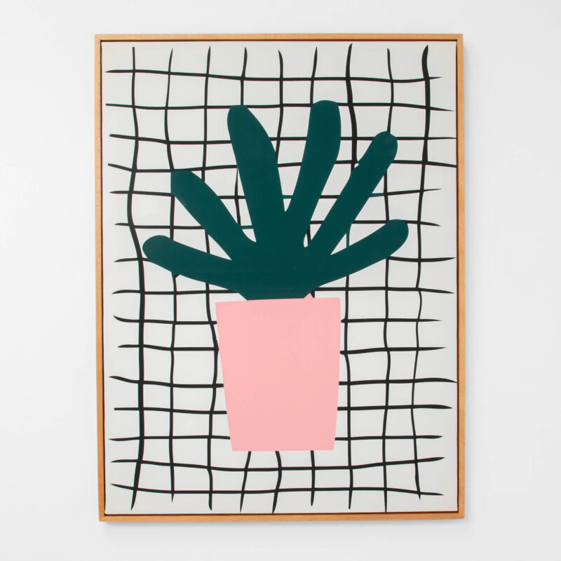 POTTED PLANT FRAMED CANVAS