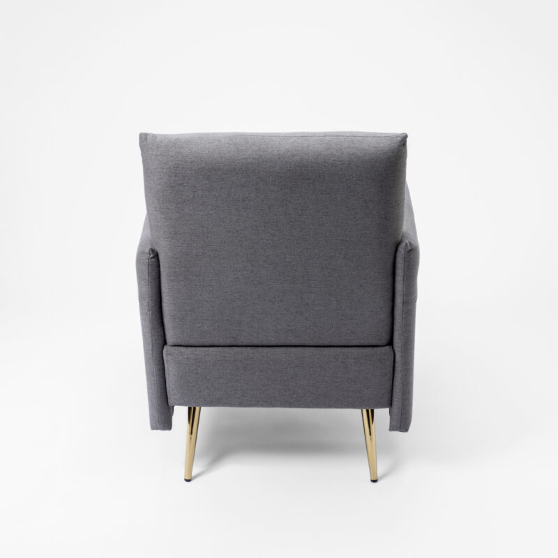 UPHOLSTERED ARMCHAIR SOFA WITH METAL LEGS - Image 2