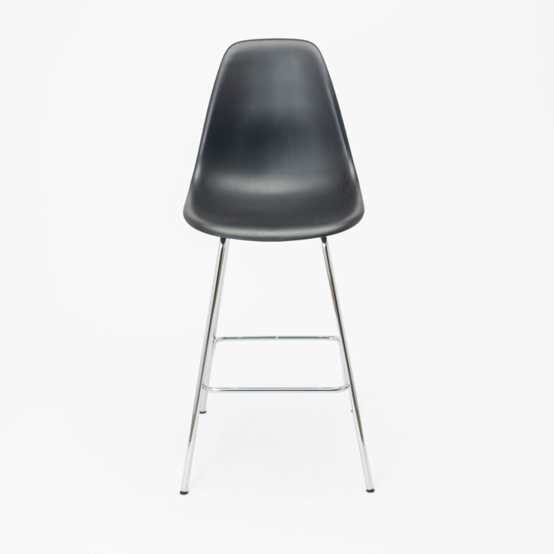 PP SEAT WITH CHROME METAL LEGS BAR STOOL - Image 4
