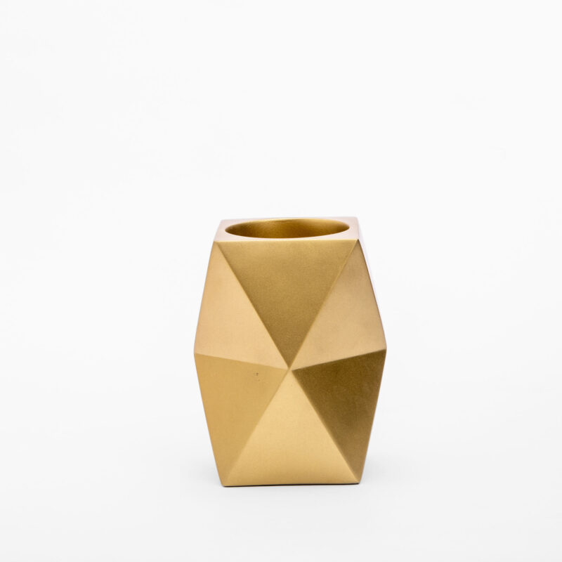 GEOMETRIC CONCRETE VASE