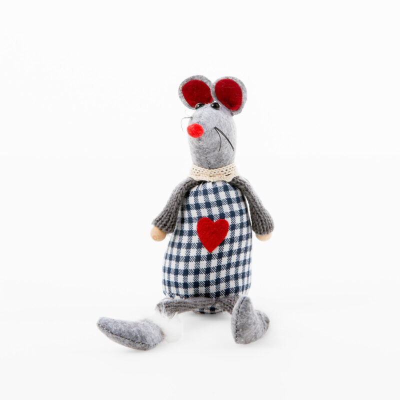 LONG-LEGGED MOUSE CHRISTMAS DECORATION