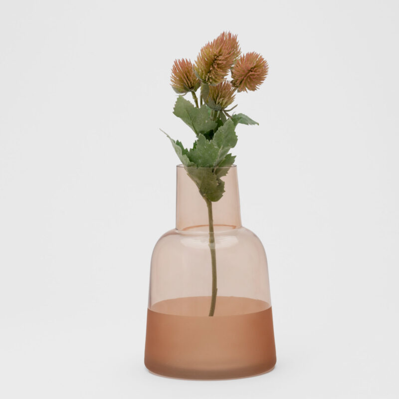 ORANGE GLASS VASE - Image 2