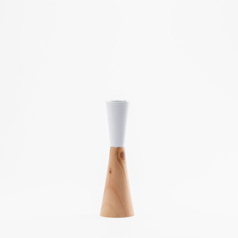 BIG WOODEN CANDLE HOLDER
