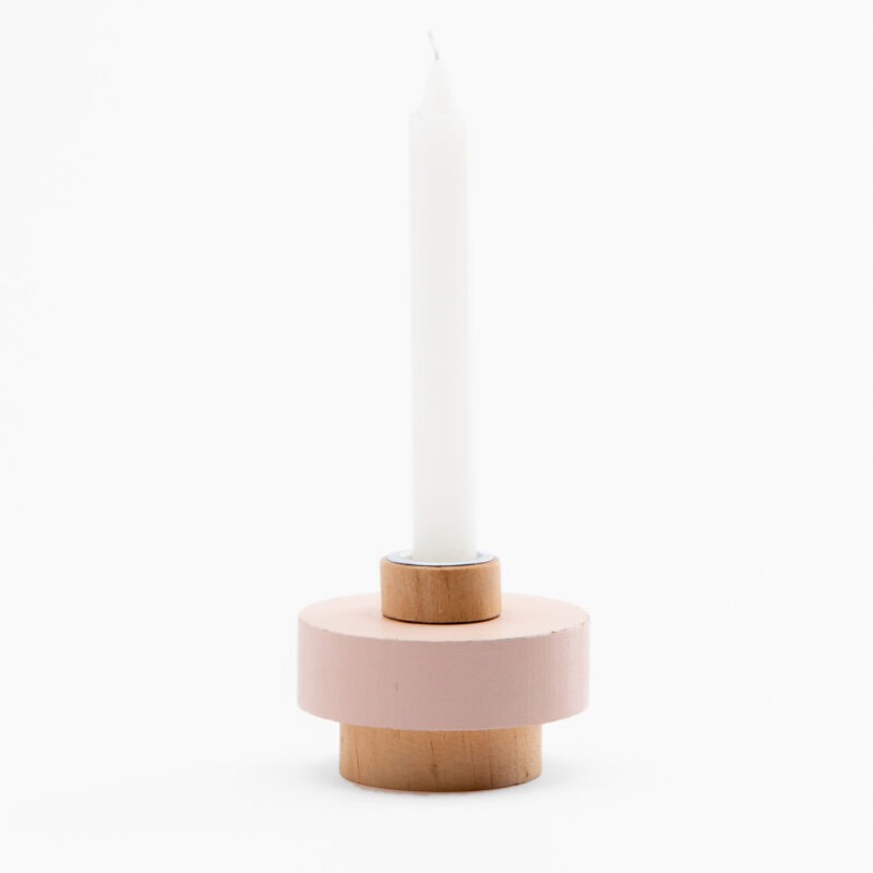 WOODEN CANDLE HOLDER - Image 2