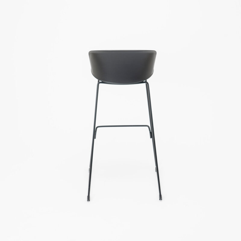 PP SEAT AND BACK REST STOOL WITH STEEL FRAME - Image 2