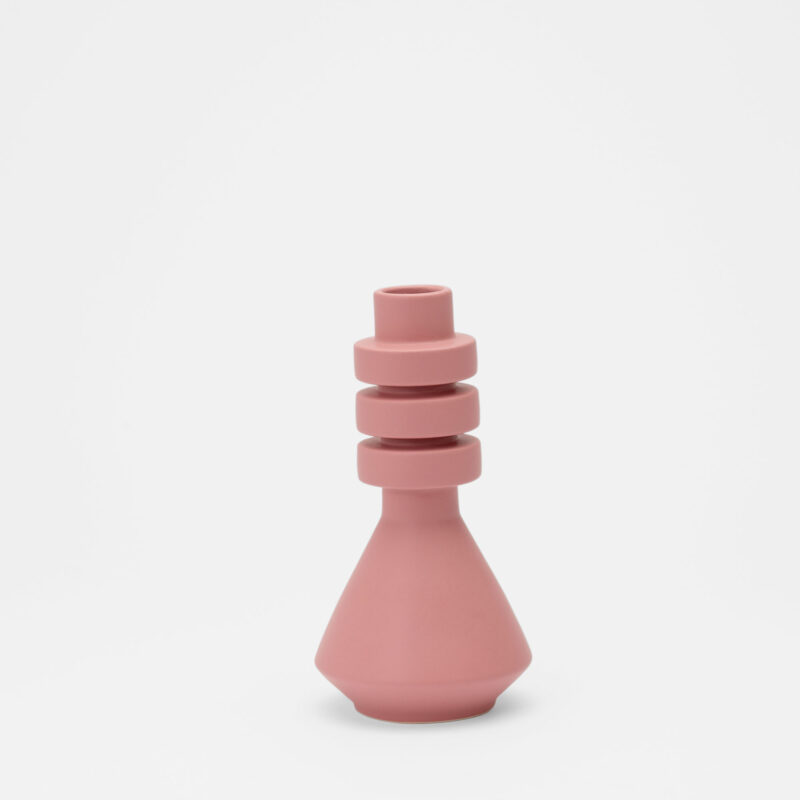 PINK CERAMIC DECORATIVE VASE