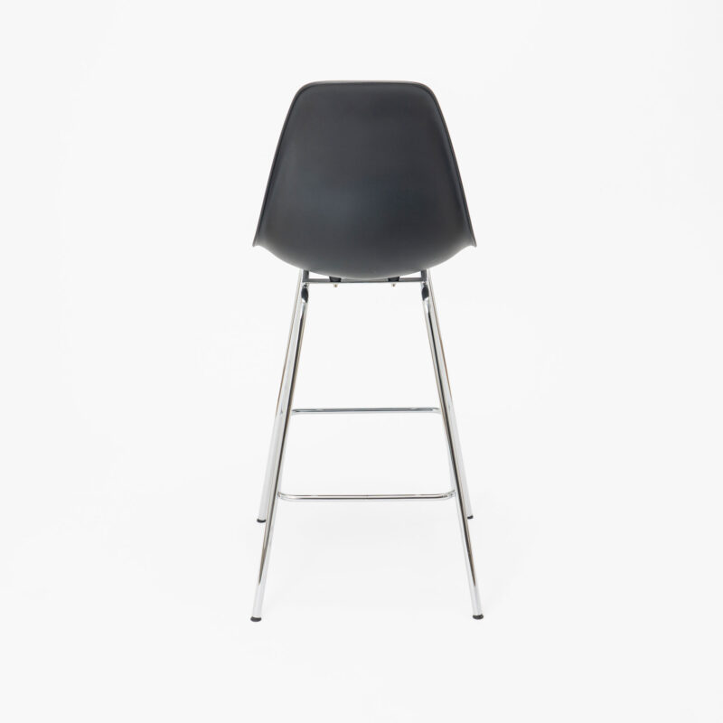 PP SEAT WITH CHROME METAL LEGS BAR STOOL - Image 2