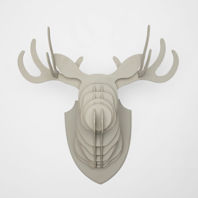 DEER HEAD 3D WOODEN PUZZLE WALL DECOR
