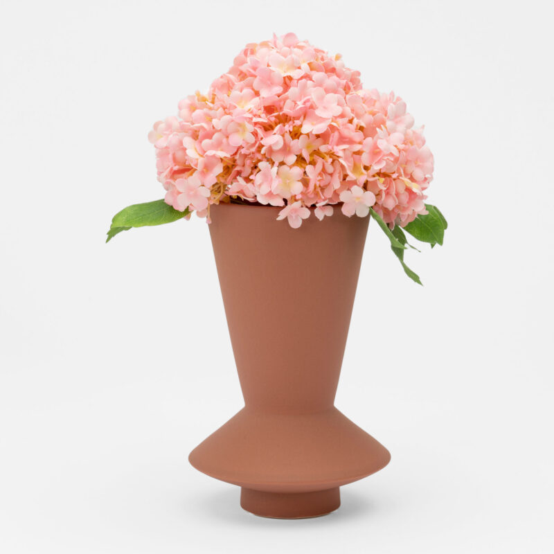 PINK CERAMIC DECORATIVE VASE - Image 2