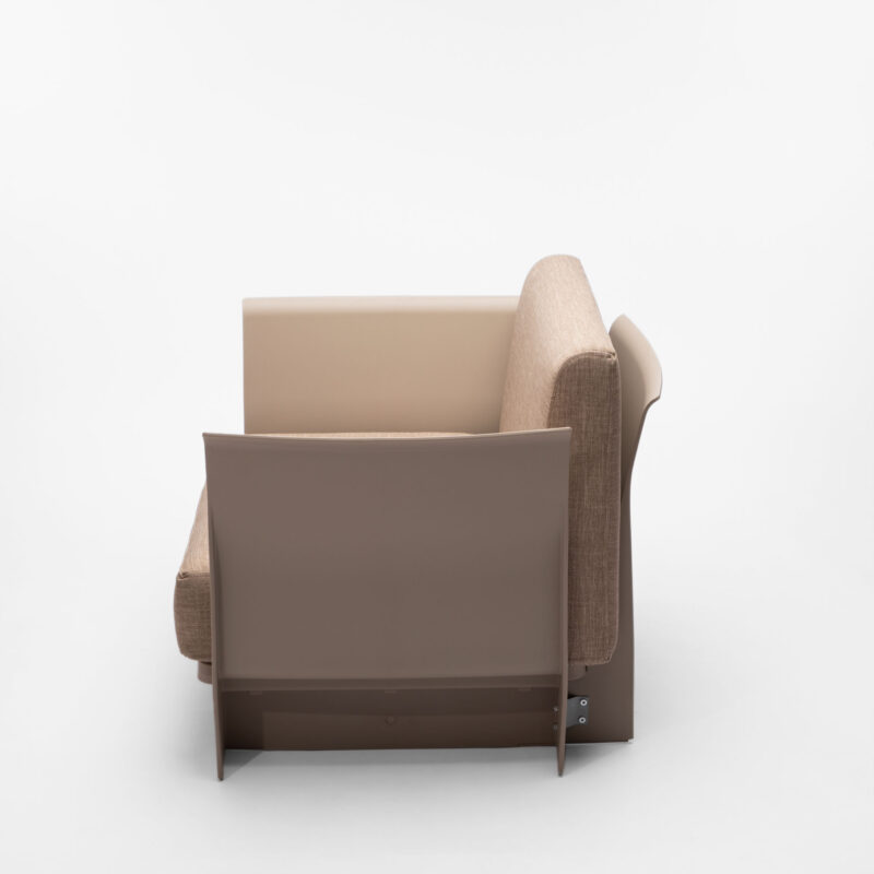 PP FRAME AND FABRIC CUSHIONS ARMCHAIR SOFA - Image 3