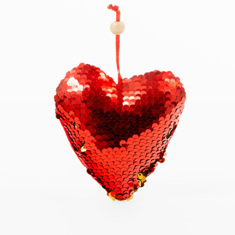 HEART CHRISTMAS HANGING DECORATION