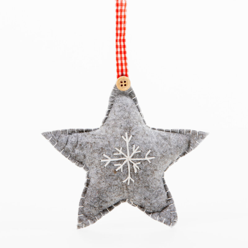 STAR CHRISTMAS HANGING DECORATION