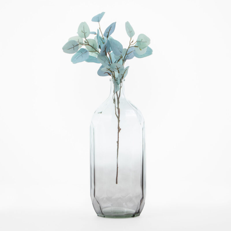 LARGE GRAY GLASS VASE - Image 2