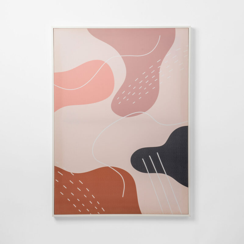 ABSTRACT FRAMED CANVAS