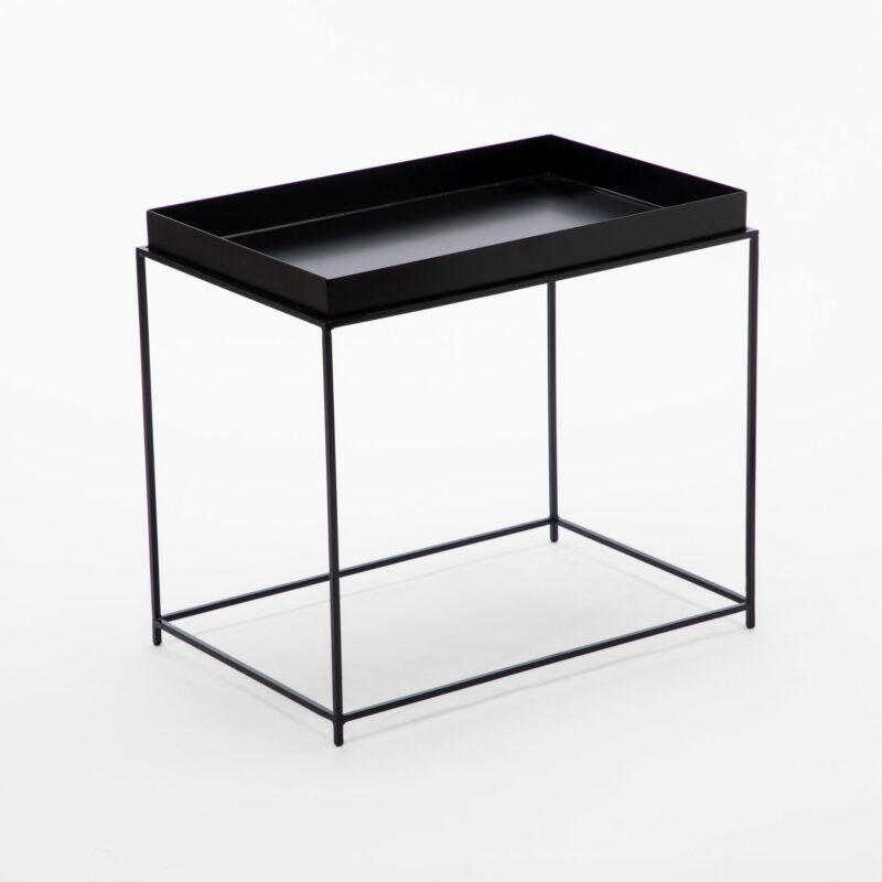 POWDER COATED STEEL SQUARE COFFEE TABLE