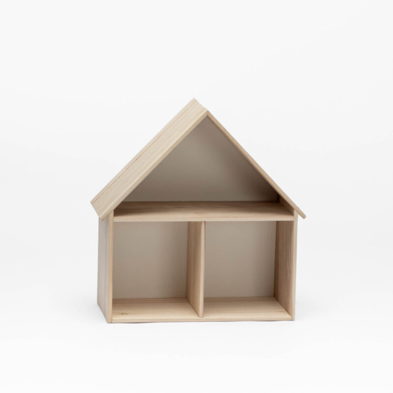 HOUSE SHAPED WOODEN KIDS BOOKCASE