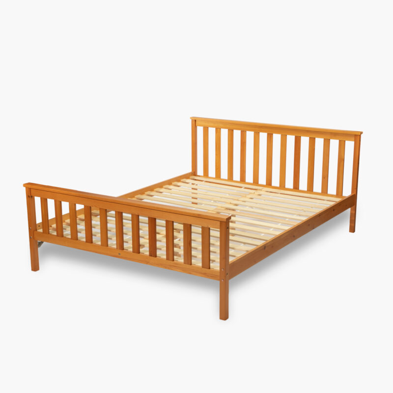 WOODEN QUEEN BED - Image 2